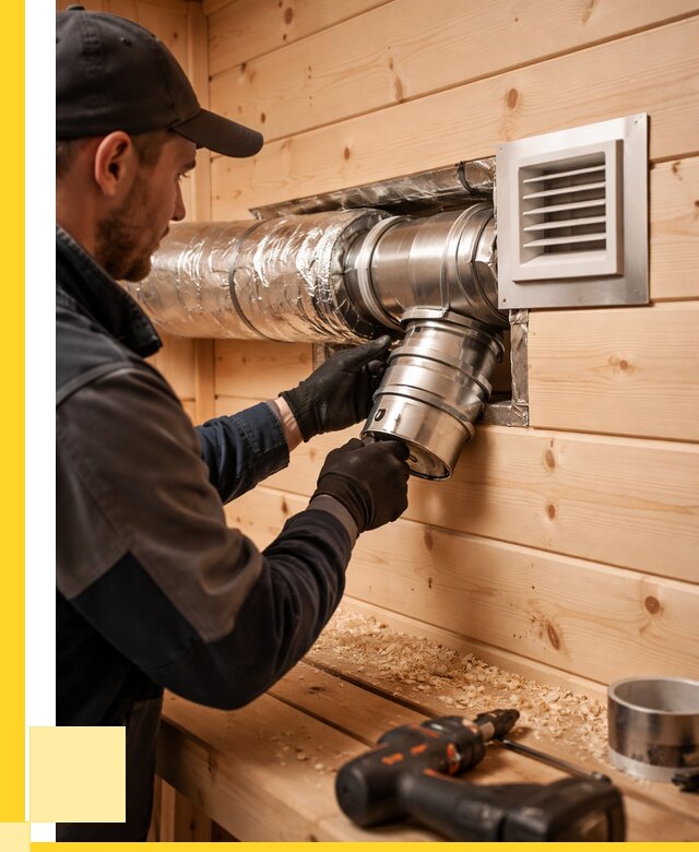 Монтаж вентиляции бани в Сорочинске от 12394 р. | ЭриданСрч