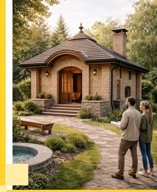 Проект кирпичной бани в Сорочинске от 30984 р. | ЭриданСрч