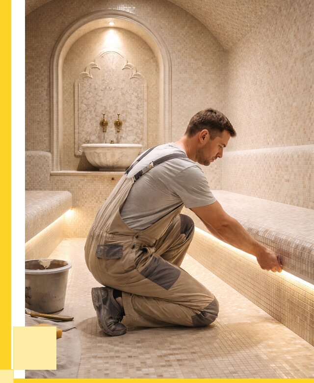 Отделка хамамов под ключ в Сорочинске от 5680 р. | ЭриданСрч