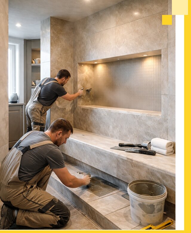 Профессиональное строительство хамама в квартире в Сорочинске