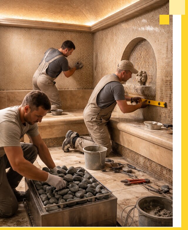 Проектирование и строительство хамама и сауны в Сорочинске