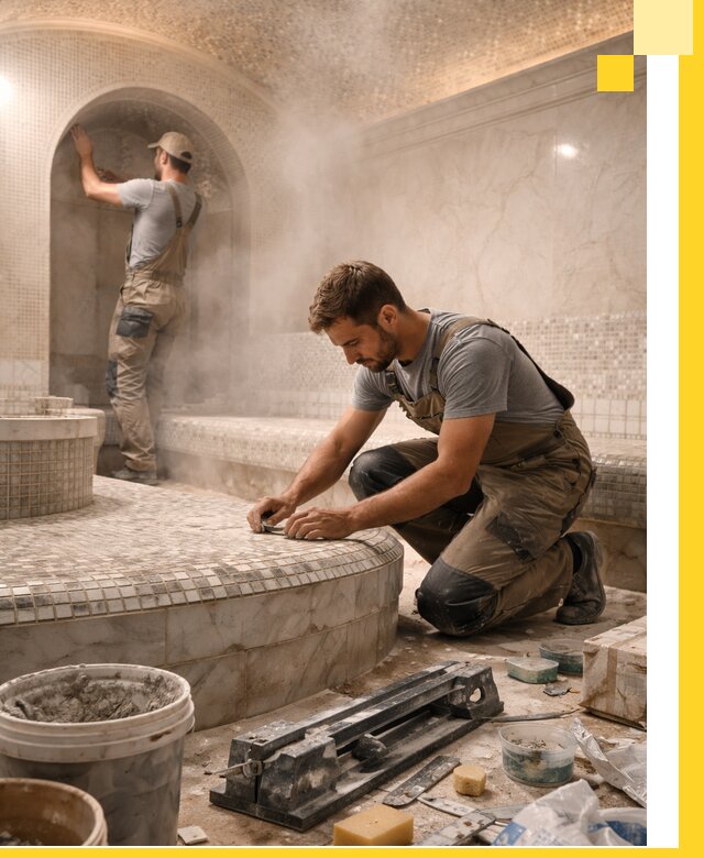 Профессиональный дизайн хамама и SPA под ключ в Сорочинске