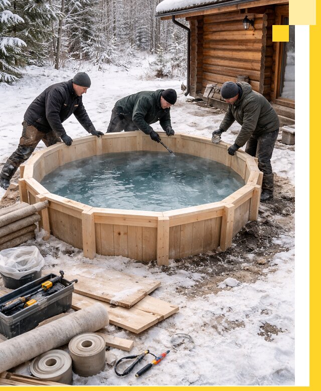 Изготовление и установка ледяных купелей под ключ в Сорочинске